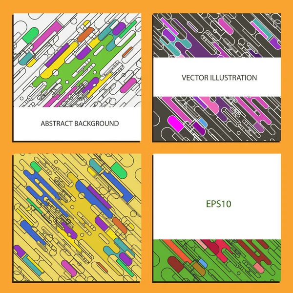 Fondo Geométrico Abstracto Multicolor Posible Uso Vector Eps10 — Vector de stock