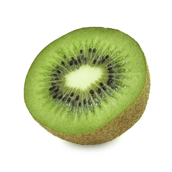 Felie de fructe proaspete suculente delicioase și sănătoase kiwi, izolate — Fotografie, imagine de stoc