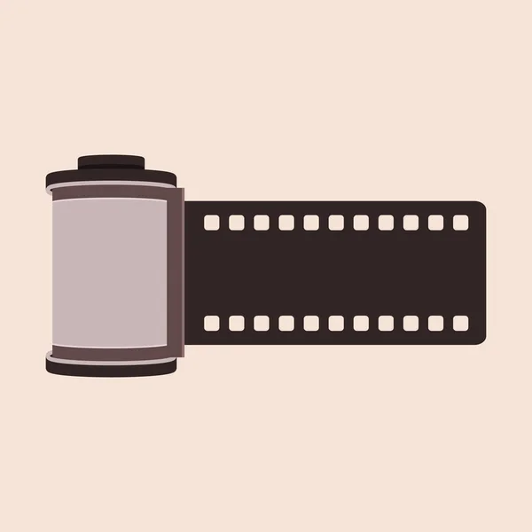 Retro filmrol — Stockvector