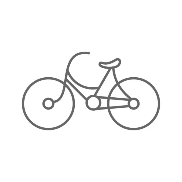 Linda Bicicleta Aspecto Vintage Concepto Transporte Urbano Bicicleta Antigua Estilo — Vector de stock