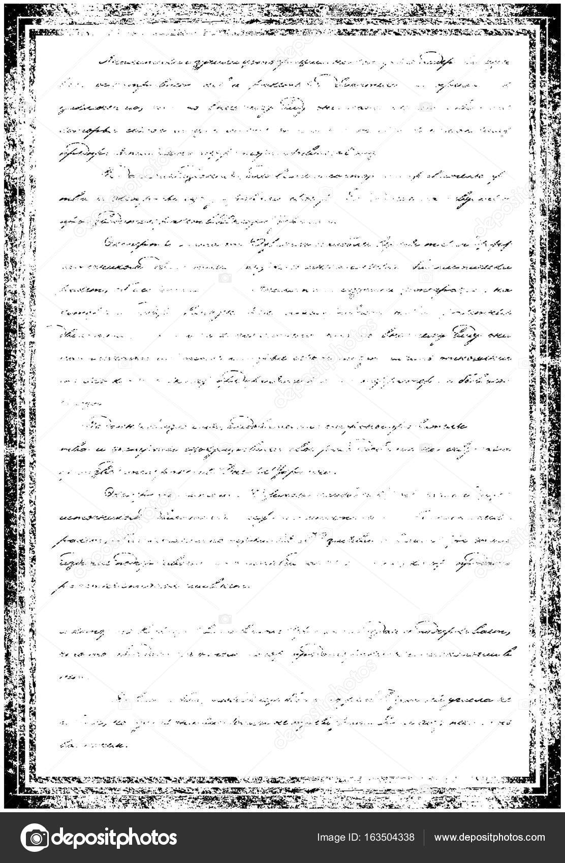 Template illegible handwriting on a vintage page Old book of abstract Template illegible handwriting on a vintage page Old book of abstract
