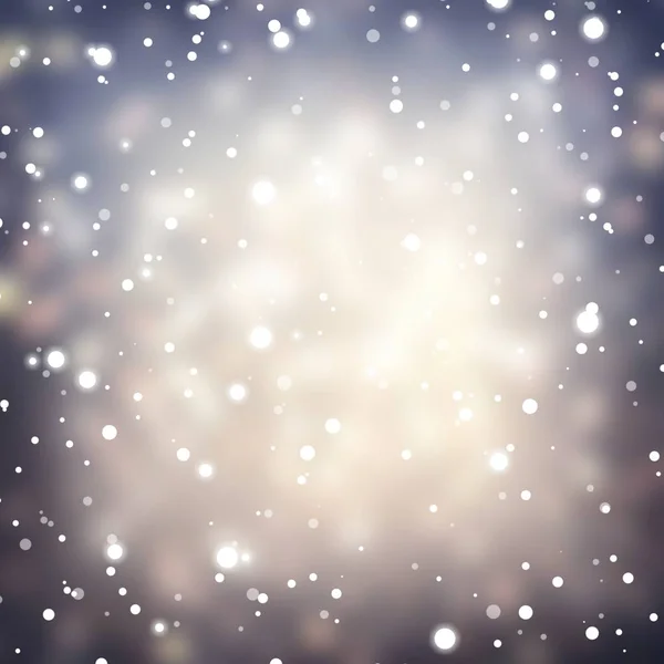 Snow retro frame. Winter empty background. Vintage blurred texture. Snowfall on smoky backdrop.