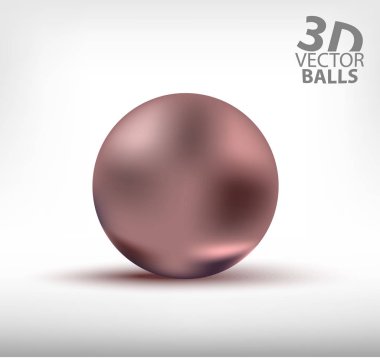 3D vektör topları
