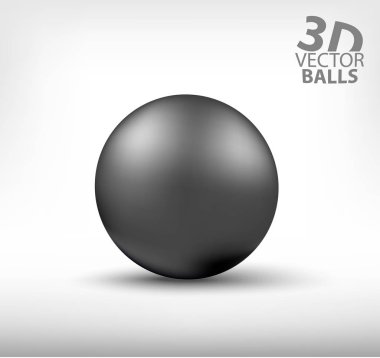 3D vektör topları
