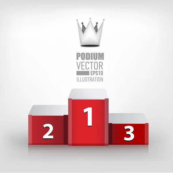 tören veya olay ve taç için platform