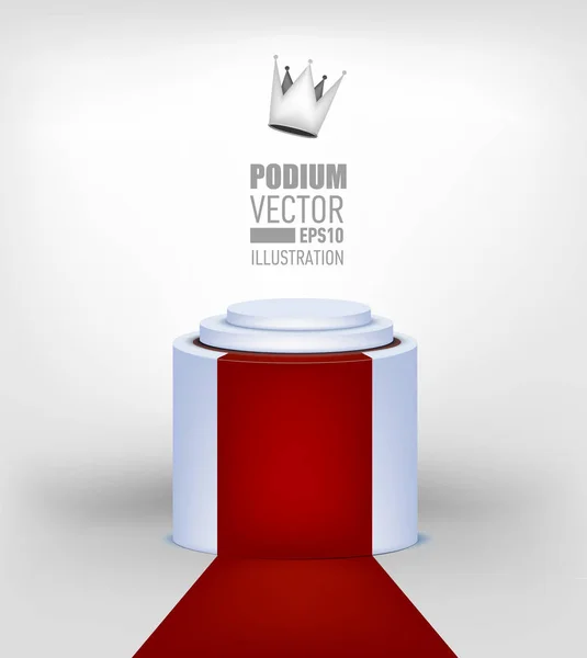 tören veya olay ve taç için platform