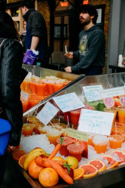  Greenwich Market taze meyve suyu piyasa ahır