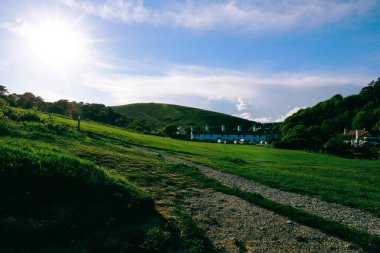 Dorset köyde Batı Lulworth