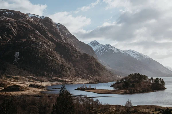 Blick Auf Das Loch Shiel Und Die Schottische Landschaft Bei — Stockfoto