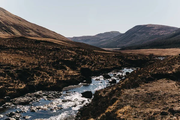 Güzel Peri Havuzları Isle Skye Skoçya Berrak Mavi Havuzları Nehir — Stok fotoğraf