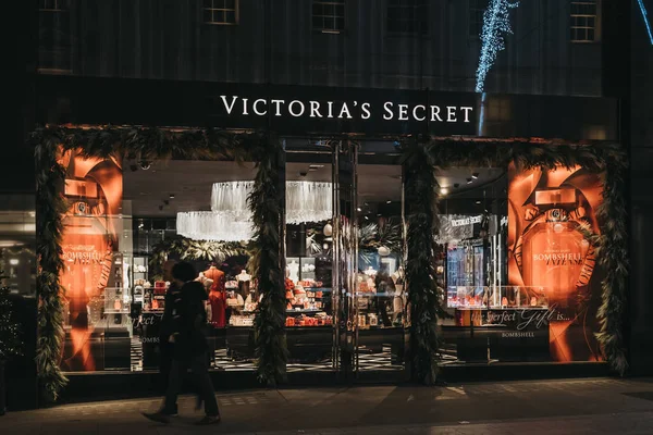 Fachada de la tienda cerrada Victorias Secret en Bond Street, Londres, U — Foto de Stock