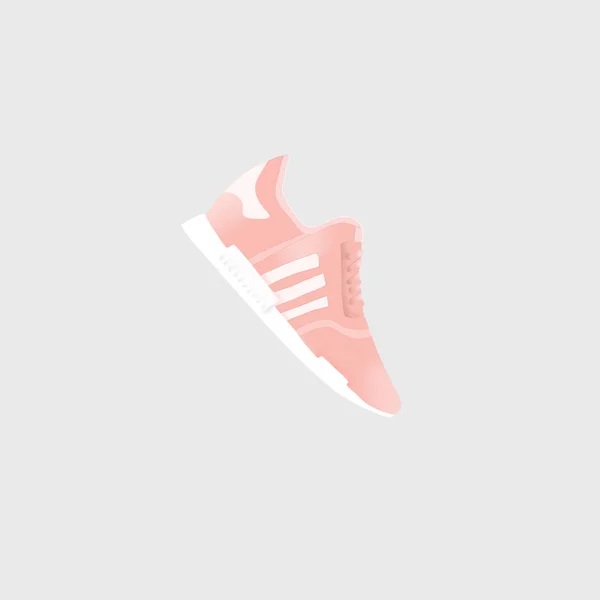 Pembe spor ayakkabı illüstrasyon