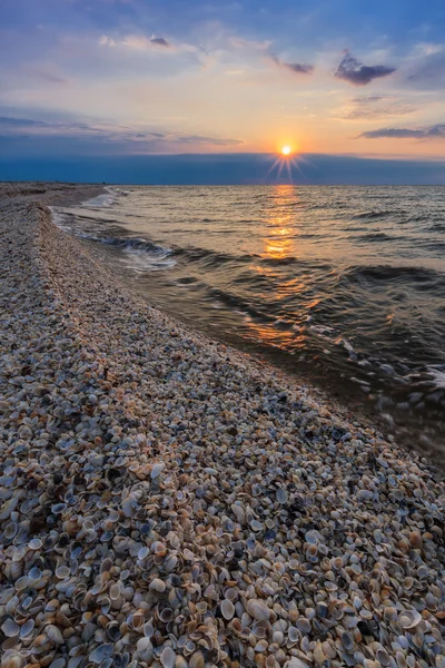 Nascer do sol no mar — Fotografia de Stock