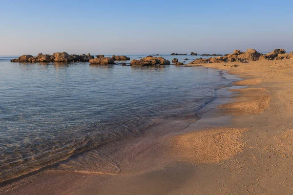 Elafonisi plaj. Crete, Yunanistan — Stok fotoğraf