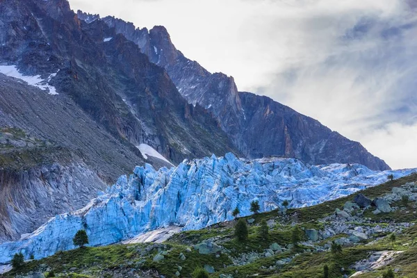 Ghiacciaio Argentiere a Chamonix Alpi, Francia — Foto Stock