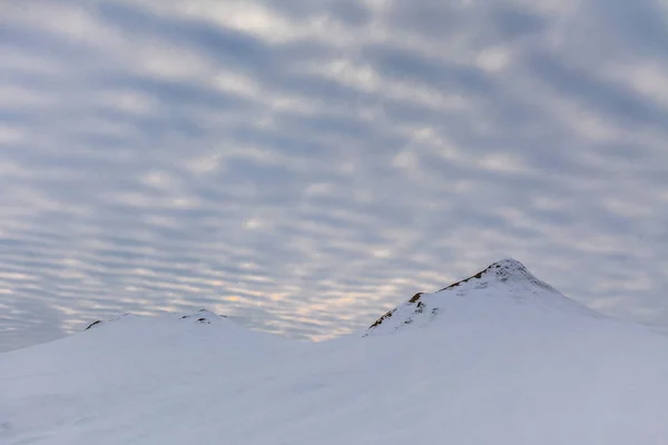 Wulkany błotne w zimie — Zdjęcie stockowe