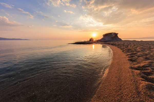 Ierissos-Kakoudia beach, Griekenland — Stockfoto