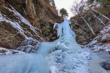 Valea lui Stan Gorge kışın, Romanya