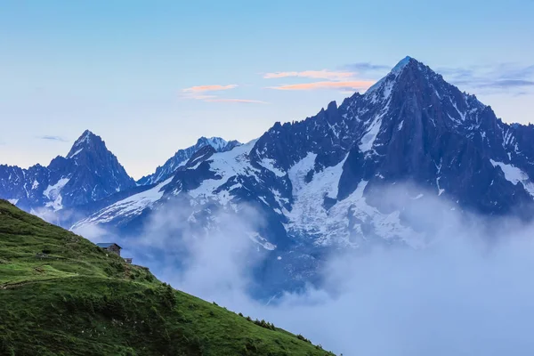 Mont blanc, Frankrike — Stockfoto