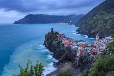 Vernazza köyde cinque terre, İtalya