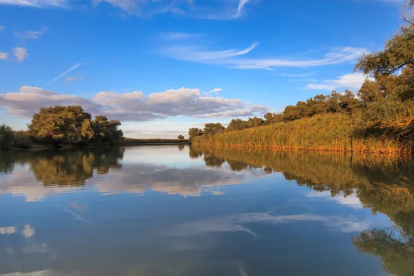 Canale del fiume nel Delta del Danubio — Foto Stock