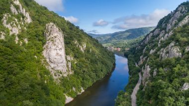 Danube Gorges (Cazanele Dunarii) , Romania clipart