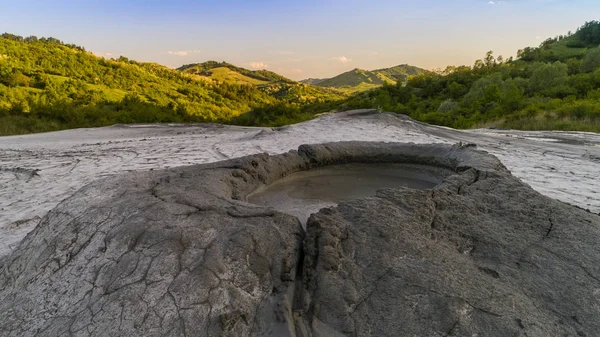 Çamur Volkanlar, Romanya — Stok fotoğraf