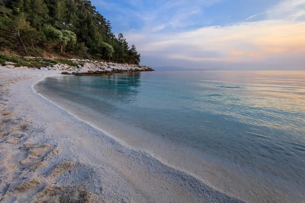 Porto Vathy marmer Beach, Griekenland — Stockfoto