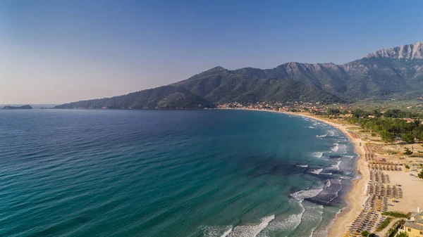 実際に Psili Ammos ビーチ、タソス島、ギリシャ — ストック写真