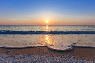 Mermer beach (Saliara beach), Thassos Islands, Yunanistan