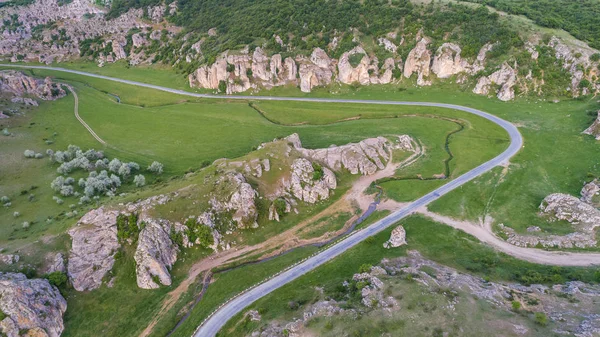 Dobrogea Gorges (Cheile Dobrogei) Румунія — стокове фото