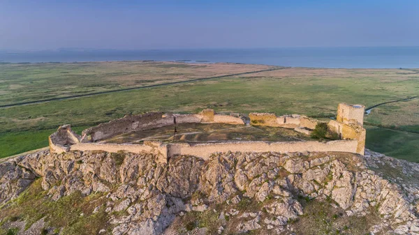 Enisala erőd. Dobrogea, Románia — Stock Fotó