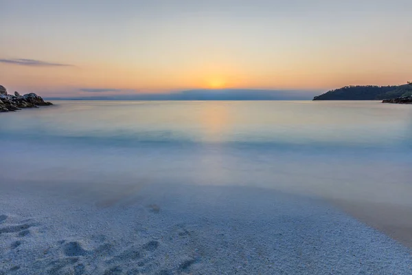 Praia de mármore (praia de Saliara), Ilhas Thassos, Grécia — Fotografia de Stock