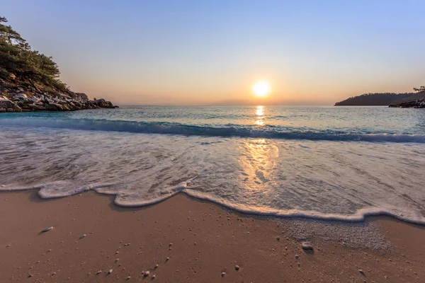 Spiaggia di marmo (Saliara beach), Isole Taso, Grecia — Foto Stock