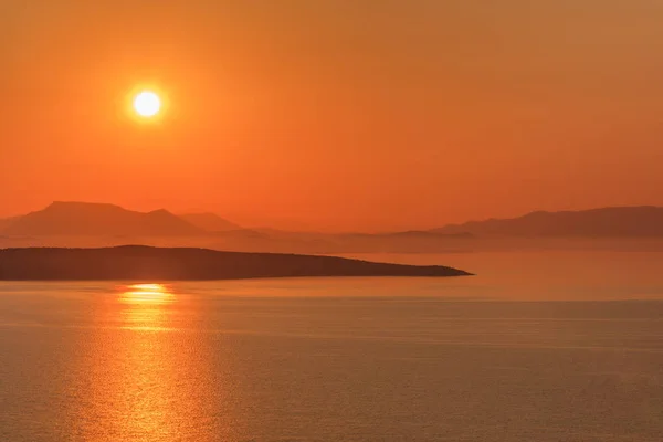 日出在爱奥尼亚群岛 — 图库照片
