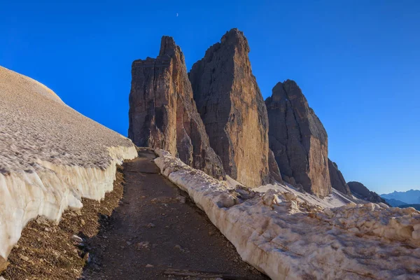 Tre cime。ドロマイトのアルプス、イタリア — ストック写真