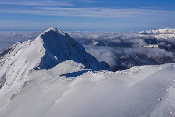 Krajobraz górski zimą — Zdjęcie stockowe