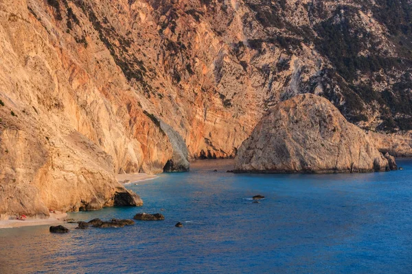 Porto Katsiki beach. Lefkada, Grekland — Stockfoto