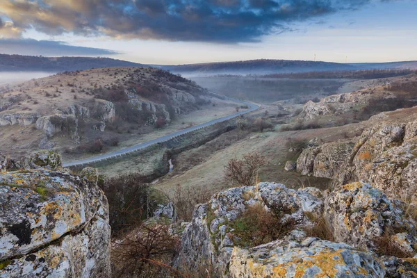 Dobrogea Gorges (Cheile Dobrogei) Румунія — стокове фото