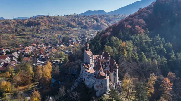 Medieval Bran castle. Brasov Transylvania, Romania — Stock Photo, Image