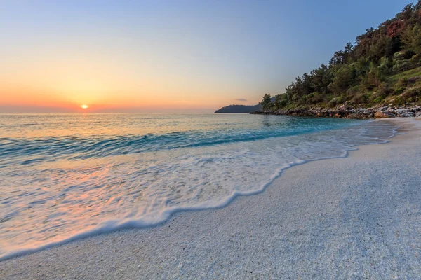 Spiaggia di marmo (Saliara beach), Isole Taso, Grecia — Foto Stock