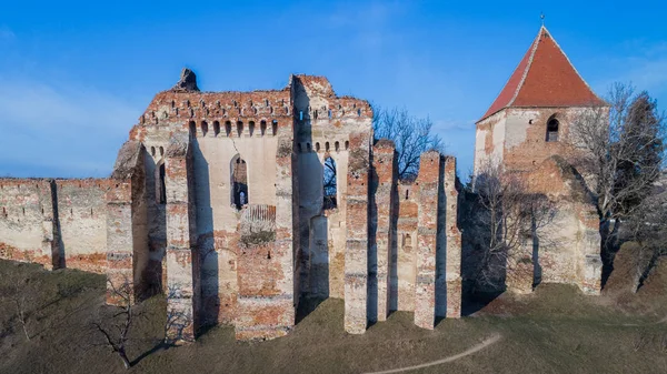 The Slimnic fortress. Transylvania, Romania — Stock Photo, Image
