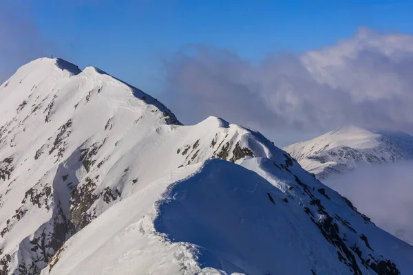 Pico Moldoveanu no inverno — Fotografia de Stock