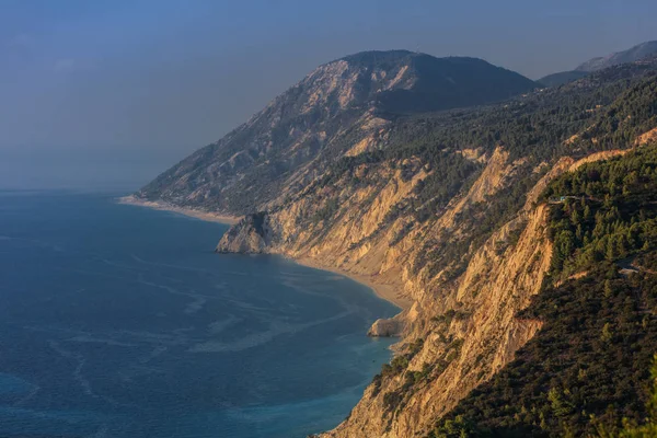 Vista sulla spiaggia di Egremni, Grecia — Foto Stock