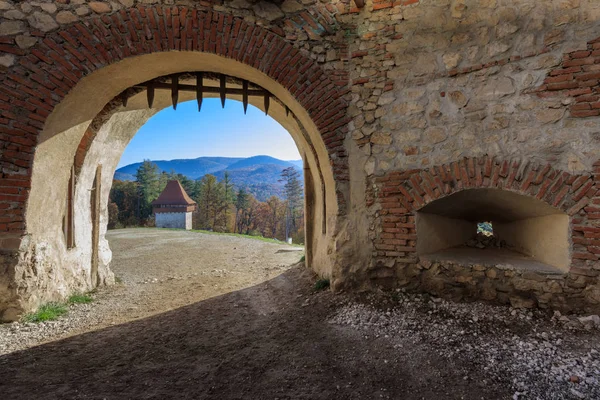 Rasnov citadel, Romania — Stock Photo, Image