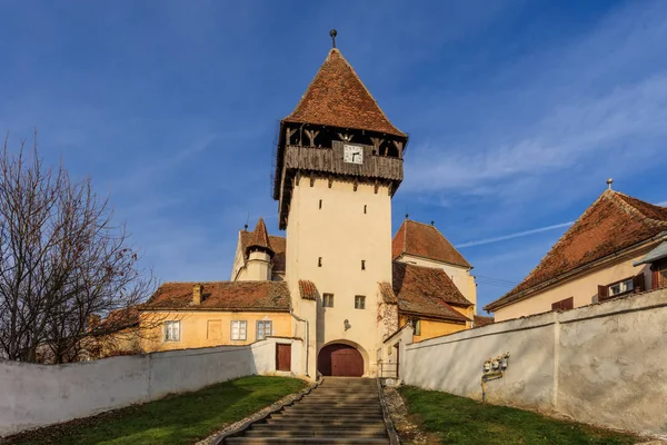 Bazna fortified church — Stock Photo, Image