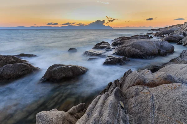 Strand von Kardi. Sithonia, Griechenland — Stockfoto