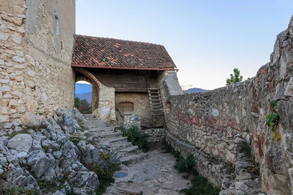 Rasnov Citadel, Rumänien — Stockfoto