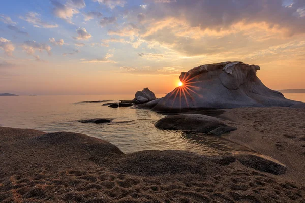 Praia de Ierissos-Kakoudia, Grécia — Fotografia de Stock