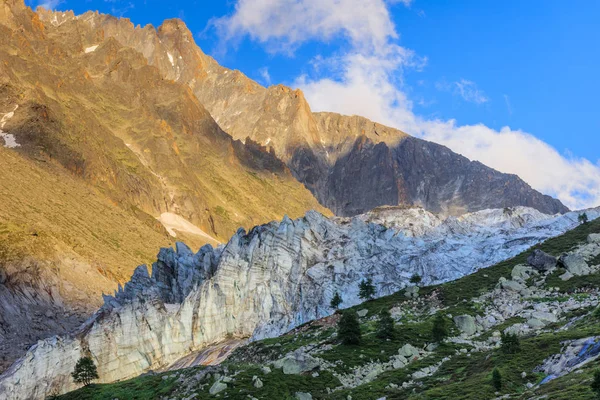 Geleira Argentiere em Chamonix Alps, Francia — Fotografia de Stock